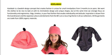 KOOLABAH Bodysuit With Hat