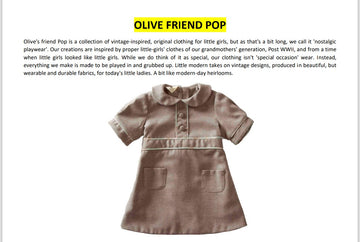 Olive Friend Pop Brown Dress